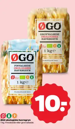 Netto ØGO økologiske havregryn tilbud