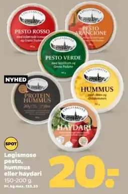 Netto Logismose pesto, hummus eller haydari tilbud