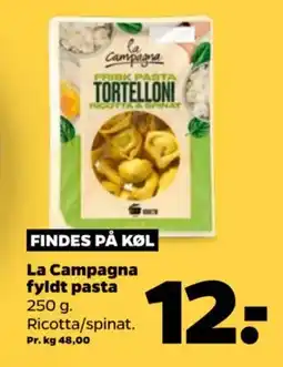Netto La Campagna fyldt pasta tilbud