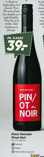 Bilka Hans Geissler Pinot Noir tilbud
