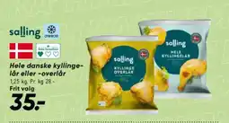 Bilka Salling Hele danske kyllinge- lår eller -overlår tilbud
