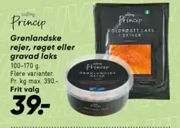 Bilka Salling Grønlandske rejer, røget eller gravad laks tilbud