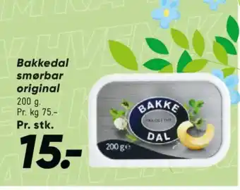 Bilka Bakkedal smørbar original tilbud