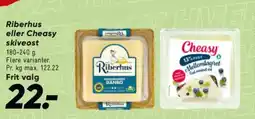 Bilka Riberhus eller Cheasy skiveost tilbud