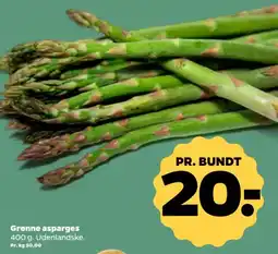 Netto Grønne asparges tilbud
