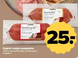 Netto Slagter Lampe spegepølse tilbud