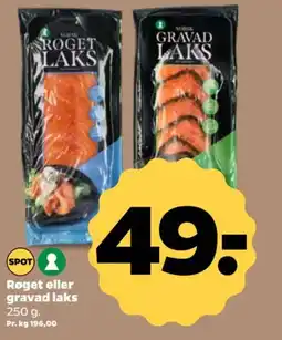 Netto Røget eller gravad laks tilbud