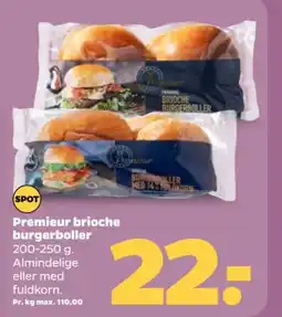 Netto Premieur brioche burgerboller tilbud