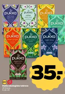 Netto Pukka økologiske tebreve tilbud