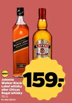 Netto Johnnie Walker Black Label whisky eller Chivas Regal whisky tilbud