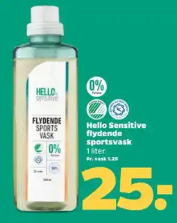Netto Hello Sensitive flydende sportsvask tilbud