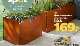 Netto Højbed i rustbehandlet stål tilbud