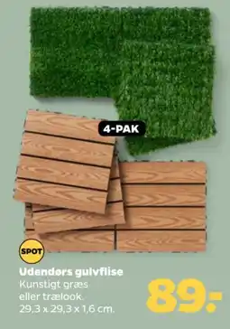 Netto Udendørs gulvflise tilbud