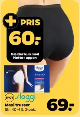 Netto Maxi trusser tilbud