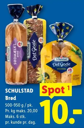 SCHULSTAD Brød