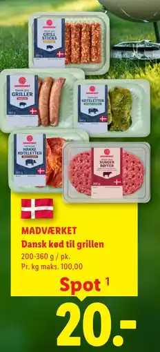 Lidl MADVÆRKET Dansk kød til grillen tilbud