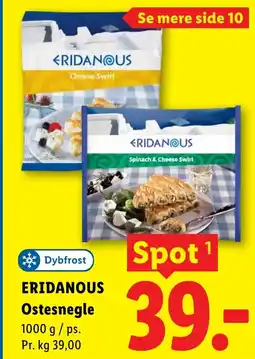 Lidl ERIDANOUS Ostesnegle tilbud