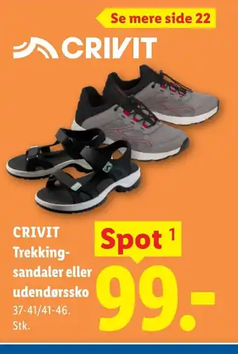CRIVIT Trekking- sandaler eller udendørssko