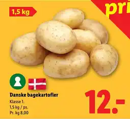Lidl Danske bagekartofler tilbud