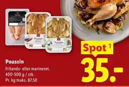 Lidl Poussin tilbud