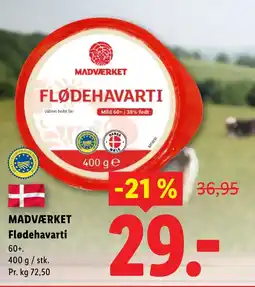 Lidl MADVÆRKET Flødehavarti tilbud