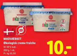 Lidl MADVÆRKET Økologisk creme fraiche tilbud
