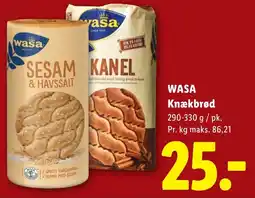 Lidl WASA Knækbrød tilbud