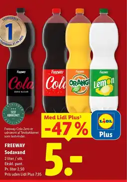 Lidl FREEWAY Sodavand tilbud