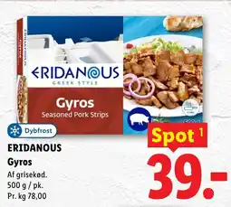 Lidl ERIDANOUS Gyros tilbud