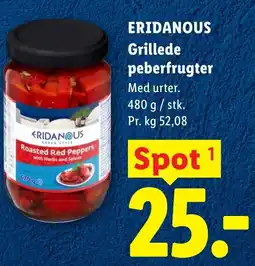 Lidl ERIDANOUS Grillede peberfrugter tilbud