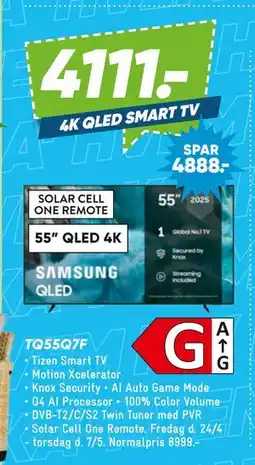 Bilka Samsung TQ55Q7F tilbud