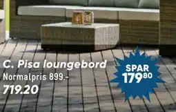 Bilka Pisa loungebord tilbud