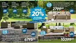 Bilka SPAR. 20% på udvalgte loungemøbler tilbud