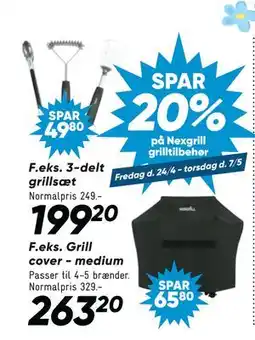 Bilka Spar 20% på Nexgrill grilltilbehør tilbud