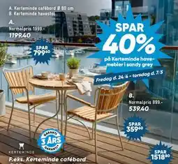 Bilka Kerteminde havestol tilbud