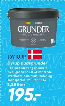 Bilka Dyrup pudsgrunder tilbud