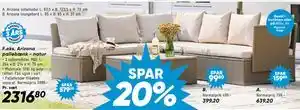 Bilka Arizona sofamodul tilbud