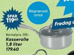 Bilka Kasserolle 1,8 liter tilbud