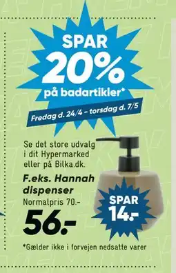 Bilka SPAR 20% på badartikler tilbud