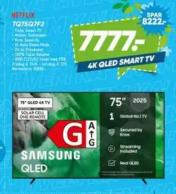 Bilka SAMSUNG TQ75Q7F2 tilbud