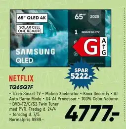 Bilka SAMSUNG TQ65Q7F tilbud