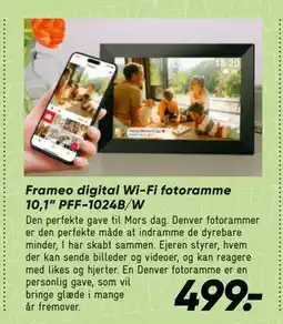 Bilka Frameo digital Wi-Fi fotoramme 10,1” PFF-1024B/W tilbud