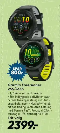 Bilka Garmin Forerunner 265/265S tilbud