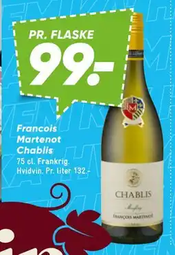 Bilka Francois Martenot Chablis tilbud