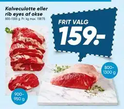 Bilka Kalveculotte eller rib eyes af okse tilbud