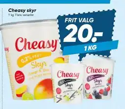 Bilka Cheasy skyr tilbud