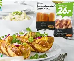 Bilka Brioche eller pretzel hotdog brød tilbud