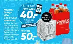 Bilka Monster Energy eller Coca-Cola sodavand tilbud