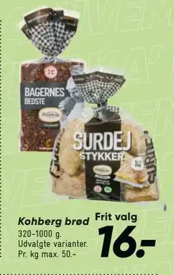 Bilka Kohberg brød tilbud