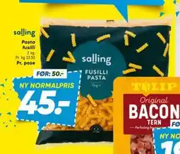 Bilka Pasta fusilli tilbud